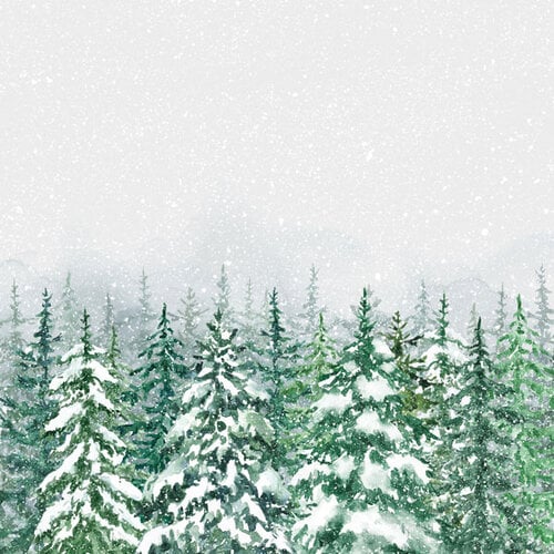 Scrapbook Customs - 12 x 12 Double Sided Paper - Christmas Watercolor Pattern 01 3 Scrapbook Customs - 12 x 12 Double Sided Paper - Christmas Watercolor Pattern 01