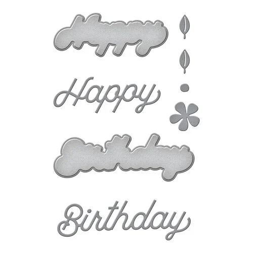 Spellbinders - Platinum Die Cutting Machine - Universal Plate System - Nested Florals Bundle