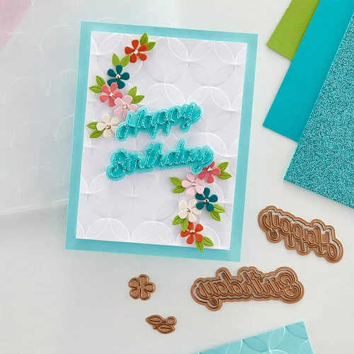 Spellbinders - Platinum Die Cutting Machine - Universal Plate System - Nested Florals Bundle