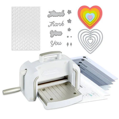 Spellbinders - Platinum 6 Die Cutting Machine - Universal Plate System - Nested Hearts Bundle 1 Spellbinders - Platinum 6 Die Cutting Machine - Universal Plate System - Nested Hearts Bundle
