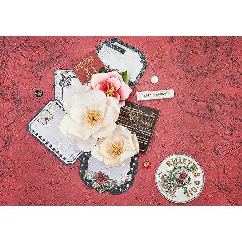 Prima - Magnolia Rouge Collection - Chipboard Stickers 4 Prima - Magnolia Rouge Collection - Chipboard Stickers
