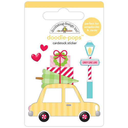 Doodlebug Design - Candy Cane Lane Collection - Christmas - Stickers - Doodle-Pops 1 Doodlebug Design - Candy Cane Lane Collection - Christmas - Stickers - Doodle-Pops