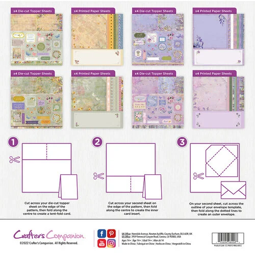 Crafter's Companion - Make and Send - 12 x 12 Paper Pad 2 Crafter's Companion - Make and Send - 12 x 12 Paper Pad