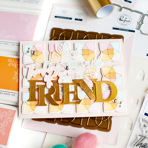Pinkfresh Studio - Layering Stencils - Overlapping Geo 3 Pinkfresh Studio - Layering Stencils - Overlapping Geo
