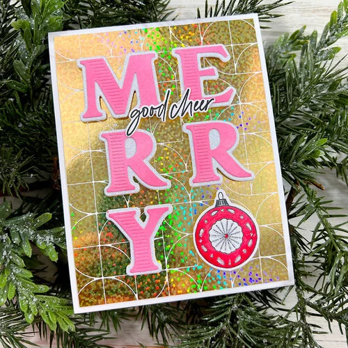 Pinkfresh Studio - Hot Foil Plate - Quadrant Backdrop 3 Pinkfresh Studio - Hot Foil Plate - Quadrant Backdrop