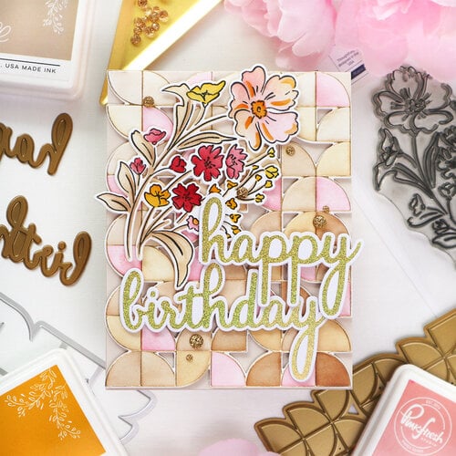 Pinkfresh Studio - Hot Foil Plate - Quadrant Backdrop 8 Pinkfresh Studio - Hot Foil Plate - Quadrant Backdrop