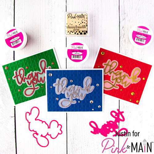 Pink and Main - Enamel Dots - Glitter - Just A Note 4 Pink and Main - Enamel Dots - Glitter - Just A Note