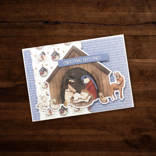 Paper Rose - Die Cuts - First Christmas