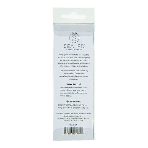 Spellbinders - Sealed Collection - Wax Seal Stamp - Handmade 3 Spellbinders - Sealed Collection - Wax Seal Stamp - Handmade