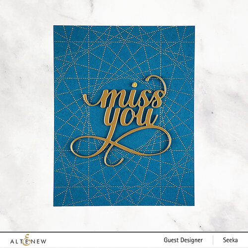 Altenew - Dies - Fancy Miss You 2 Altenew - Dies - Fancy Miss You