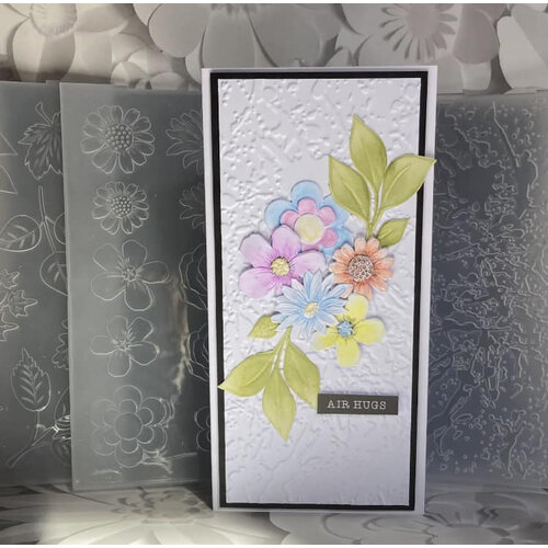 Lisa Horton Crafts - 3D Embossing Folder with Coordinating Dies - Flower Blooms 2 Lisa Horton Crafts - 3D Embossing Folder with Coordinating Dies - Flower Blooms