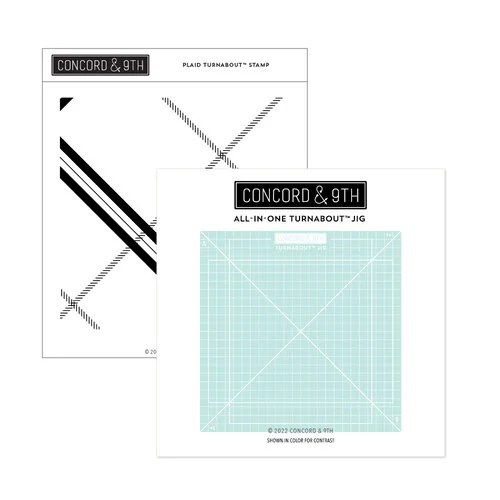 Concord and 9th - Turnabout Collection - Plaid Turnabout Stamp and Jig Bundle