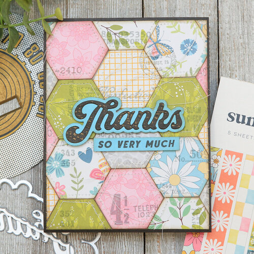 Scrapbook.com - Clear Photopolymer Stamp Set - Sunny Lane 8 Scrapbook.com - Clear Photopolymer Stamp Set - Sunny Lane