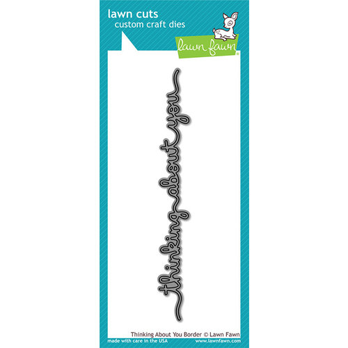 Lawn Fawn - Lawn Cuts - Dies - Thinking About You Border 1 Lawn Fawn - Lawn Cuts - Dies - Thinking About You Border
