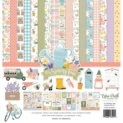 Echo Park - It's Spring Time Collection - 12 x 12 Collection Kit 1 Echo Park - It's Spring Time Collection - 12 x 12 Collection Kit