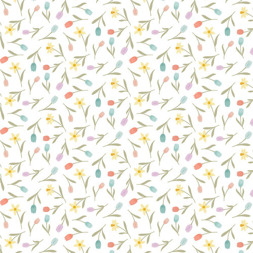 Echo Park - It's Easter Time Collection - 12 x 12 Double Sided Paper - Multi Journaling Cards