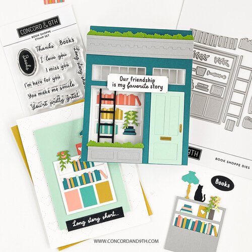 Concord and 9th - Shoppe Collection - Dies - Book Shoppe