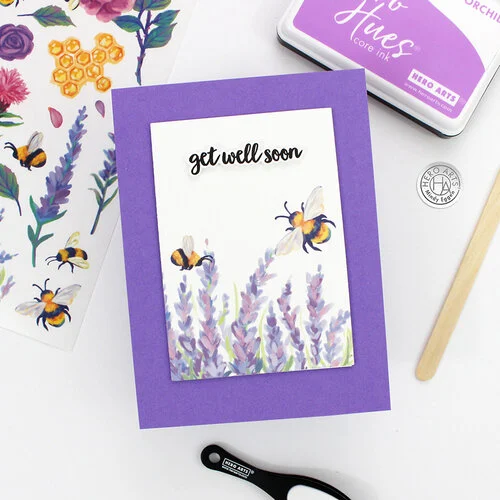 Hero Arts - Hero Transfers - Rub Ons - Bees and Florals