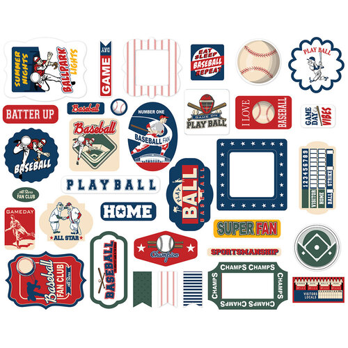 Carta Bella Paper - Home Run Collection - Ephemera 3 Carta Bella Paper - Home Run Collection - Ephemera