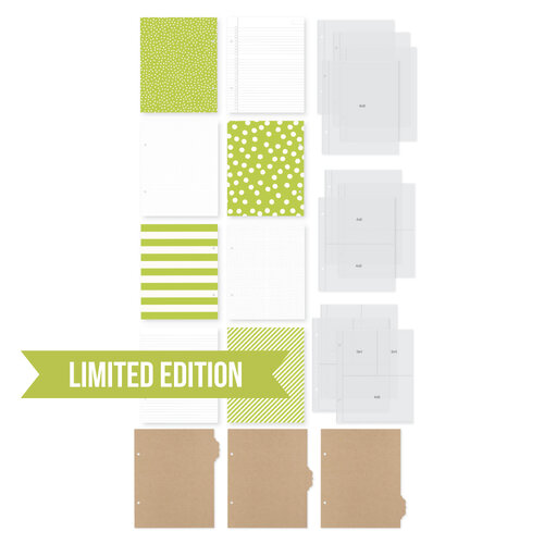 Simple Stories - SNAP Studio Collection - Binder - Lime 2 Simple Stories - SNAP Studio Collection - Binder - Lime