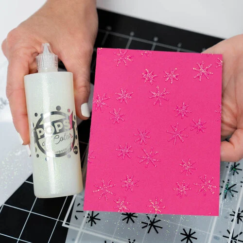 Scrapbook.com - Pops of Color - Glitter - Snowflake - Large 4oz