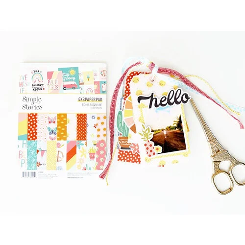 Simple Stories - Boho Sunshine Collection - 6 x 8 Paper Pad