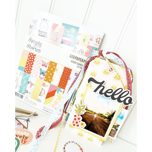 Simple Stories - Boho Sunshine Collection - 6 x 8 Paper Pad
