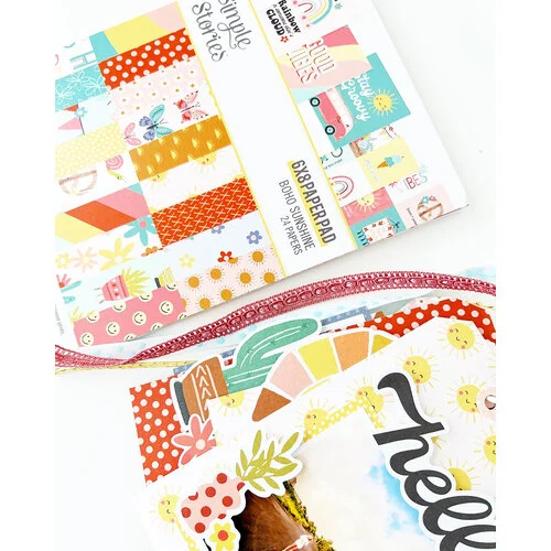 Simple Stories - Boho Sunshine Collection - 6 x 8 Paper Pad