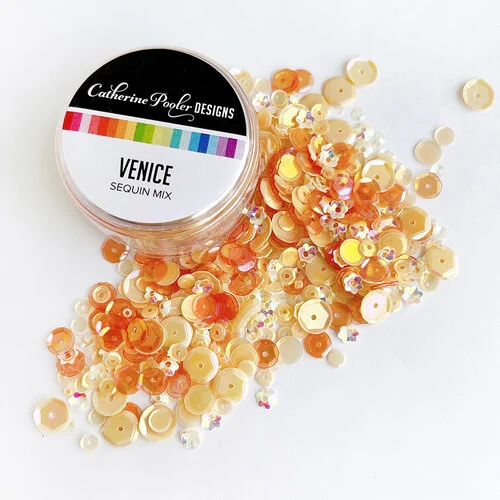 Catherine Pooler Designs - Love And Lace Collection - Sequin Mix - Venice