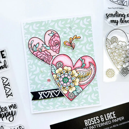 Catherine Pooler Designs - Love And Lace Collection - Sequin Mix - Venice