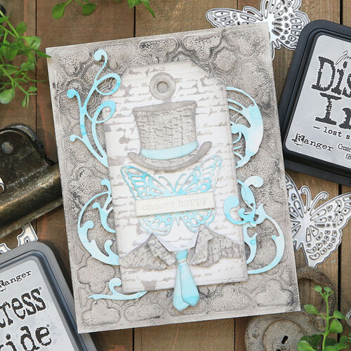 Ranger Ink - Tim Holtz - Distress Ink Kit - Lost Shadow Bundle with Enamel Pin 4 Ranger Ink - Tim Holtz - Distress Ink Kit - Lost Shadow Bundle with Enamel Pin