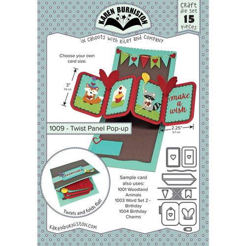 Karen Burniston - Craft Dies - Twist Panel Pop-Up 1 Karen Burniston - Craft Dies - Twist Panel Pop-Up