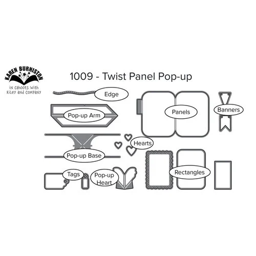 Karen Burniston - Craft Dies - Twist Panel Pop-Up 3 Karen Burniston - Craft Dies - Twist Panel Pop-Up