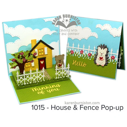 Karen Burniston - Craft Dies - House and Fence Pop-Up