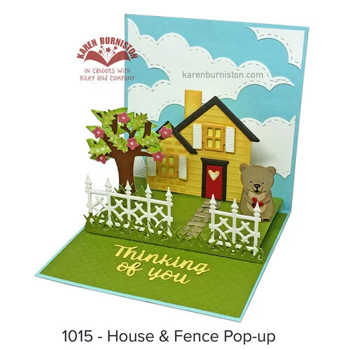 Karen Burniston - Craft Dies - House and Fence Pop-Up