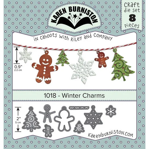 Karen Burniston - Craft Dies - Winter Charms 1 Karen Burniston - Craft Dies - Winter Charms