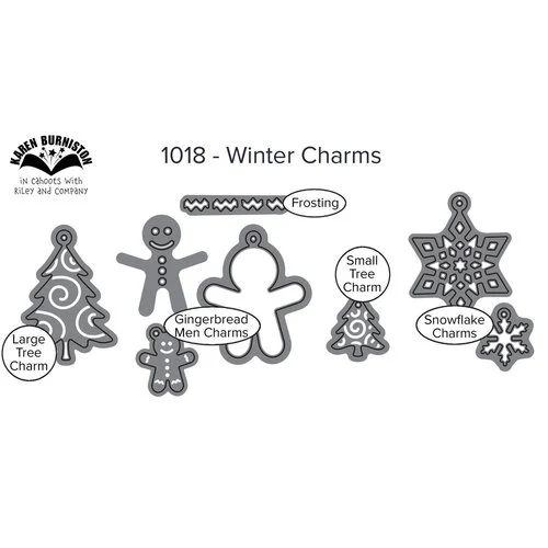 Karen Burniston - Craft Dies - Winter Charms 2 Karen Burniston - Craft Dies - Winter Charms