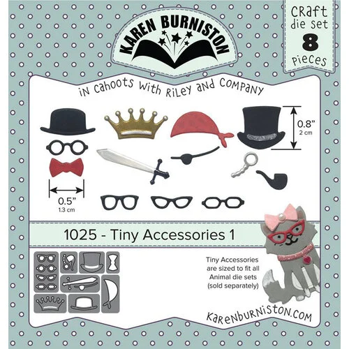 Karen Burniston - Craft Dies - Tiny Accessories 01 1 Karen Burniston - Craft Dies - Tiny Accessories 01
