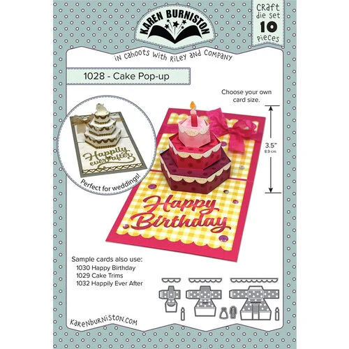 Karen Burniston - Craft Dies - Cake Pop-Up 1 Karen Burniston - Craft Dies - Cake Pop-Up