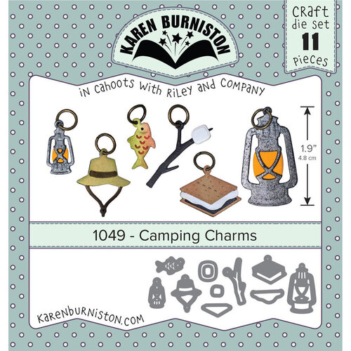 Karen Burniston - Craft Dies - Camping Charms 1 Karen Burniston - Craft Dies - Camping Charms
