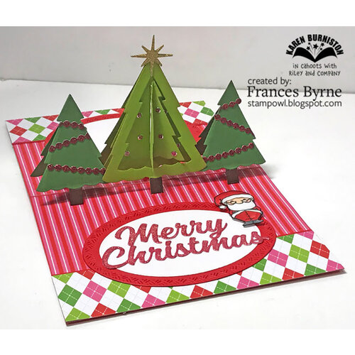 Karen Burniston - Craft Dies - Christmas Trees Pop Stand