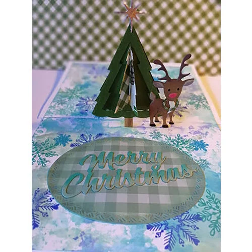 Karen Burniston - Craft Dies - Christmas Trees Pop Stand