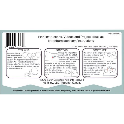 Karen Burniston - Craft Dies - Oval Frames Pop-Up