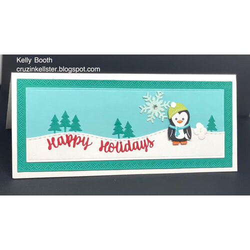 Karen Burniston - Craft Dies - Long Rectangles - Crosshatch