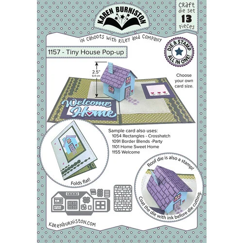Karen Burniston - Craft Dies - Tiny House Pop-Up 1 Karen Burniston - Craft Dies - Tiny House Pop-Up