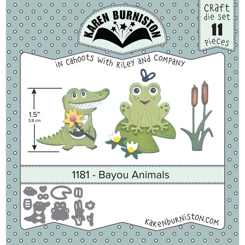 Karen Burniston - Craft Dies - Bayou Animals