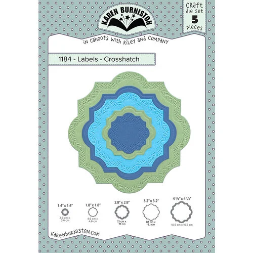 Karen Burniston - Craft Dies - Crosshatch Labels