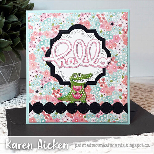 Karen Burniston - Craft Dies - Crosshatch Labels