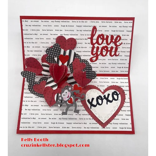 Karen Burniston - Craft Dies - Heart Collage Pop-Up 11 Karen Burniston - Craft Dies - Heart Collage Pop-Up