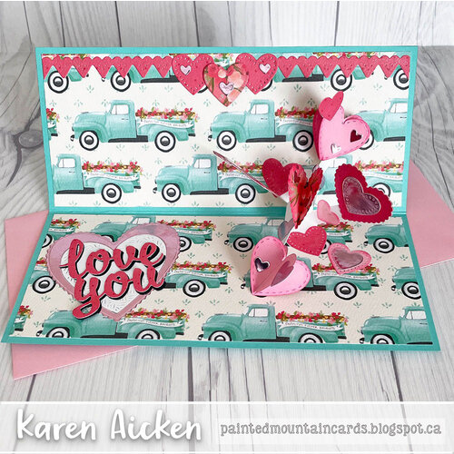 Karen Burniston - Craft Dies - Heart Collage Pop-Up 8 Karen Burniston - Craft Dies - Heart Collage Pop-Up